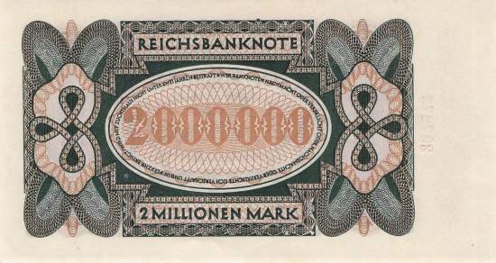 2 Millionen Mark 1923 ro.89b Da